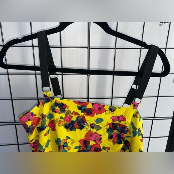 Rachel Roy Garden Party Drop Waist Sleeveless Floral Dress NWT - Picture 2 of 8